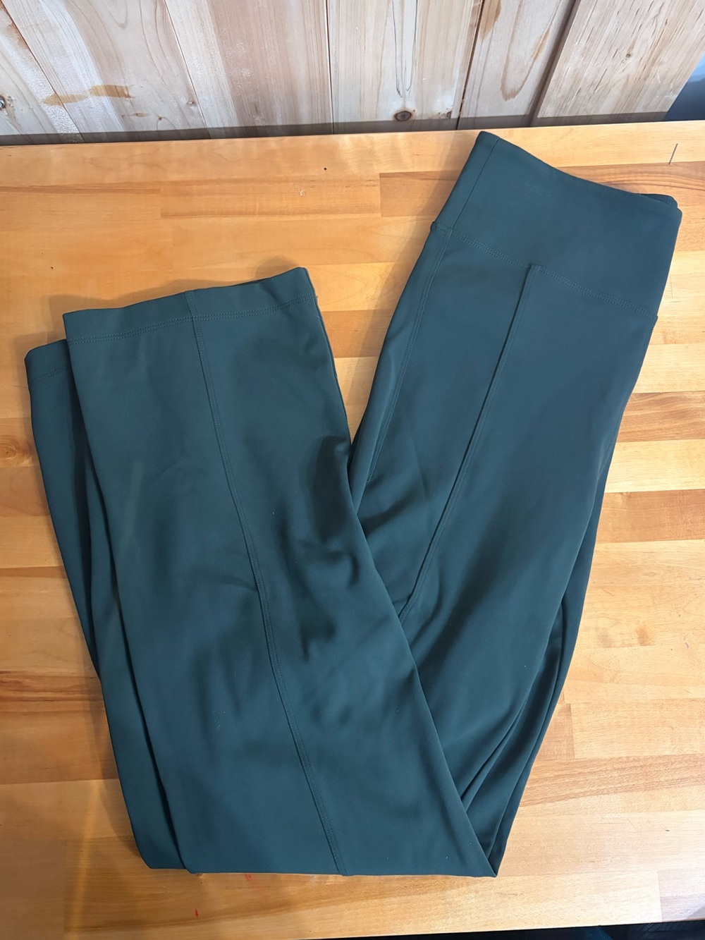 Athleta Straight-Leg Pants/Leggings in Blue/Green
